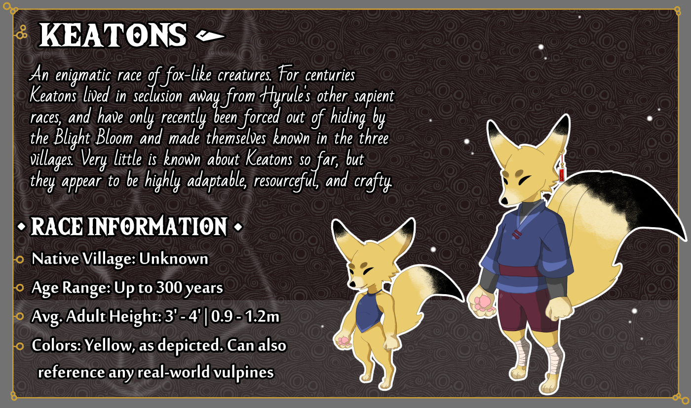 Keatons race card