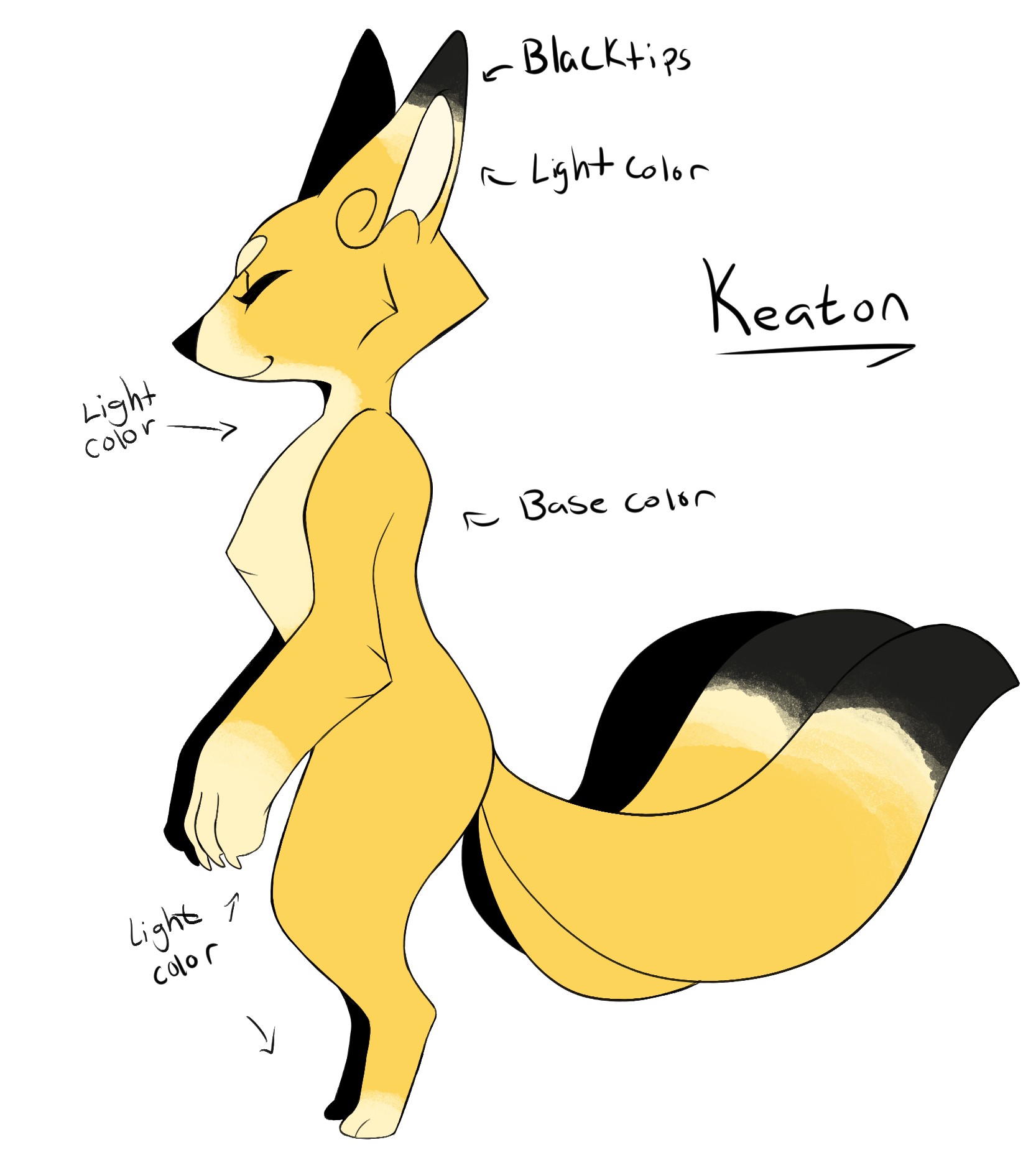 Keaton color and marking reference