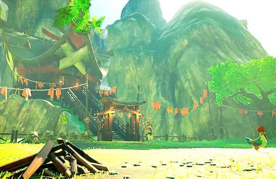 Kakariko Village at dusk