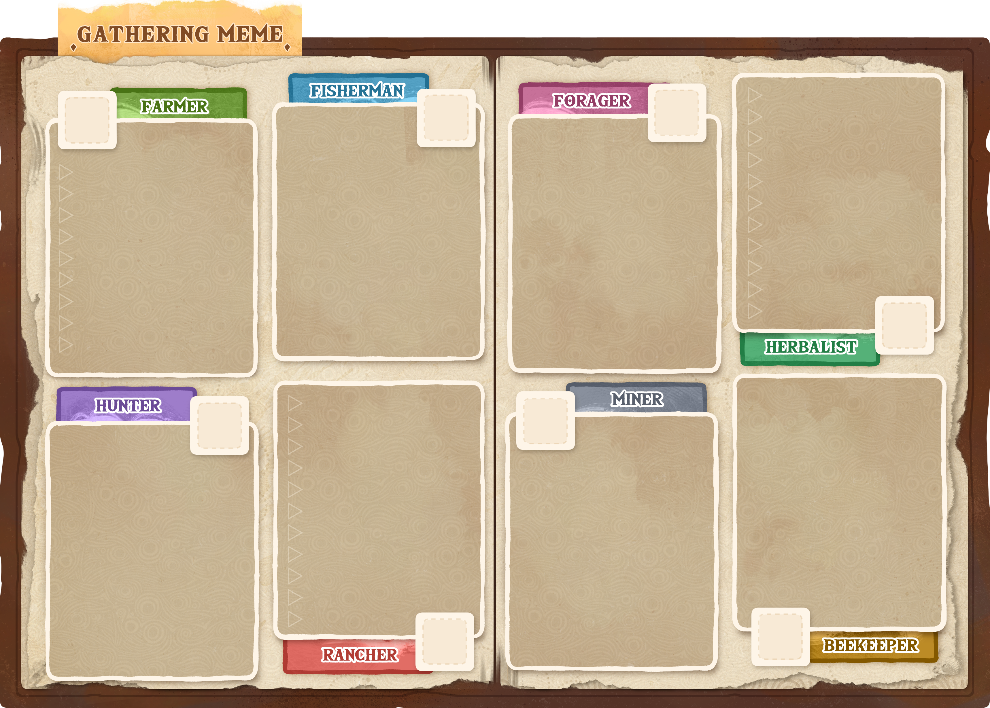 Gathering Meme template preview