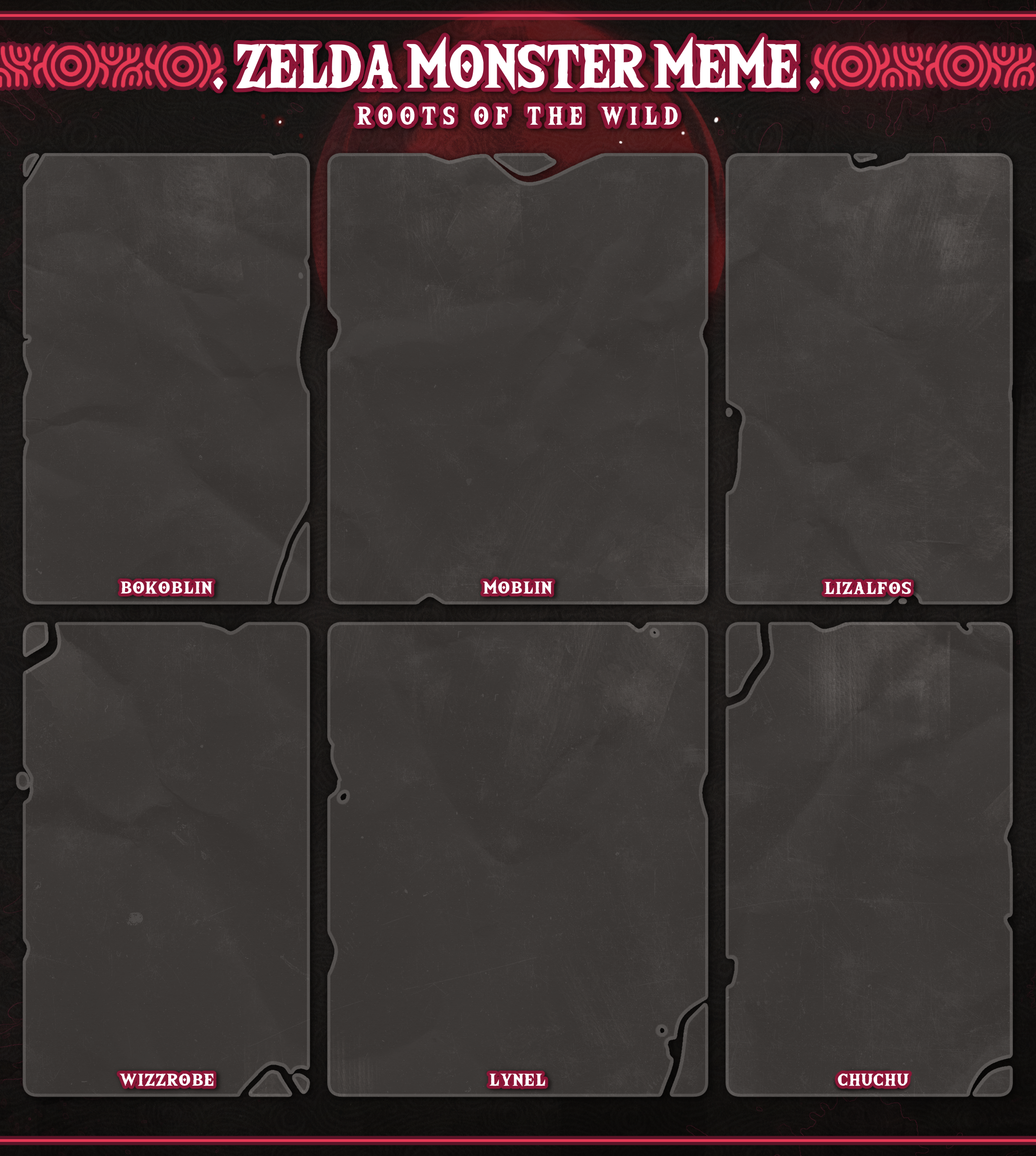 Monster Meme (Easy) template preview