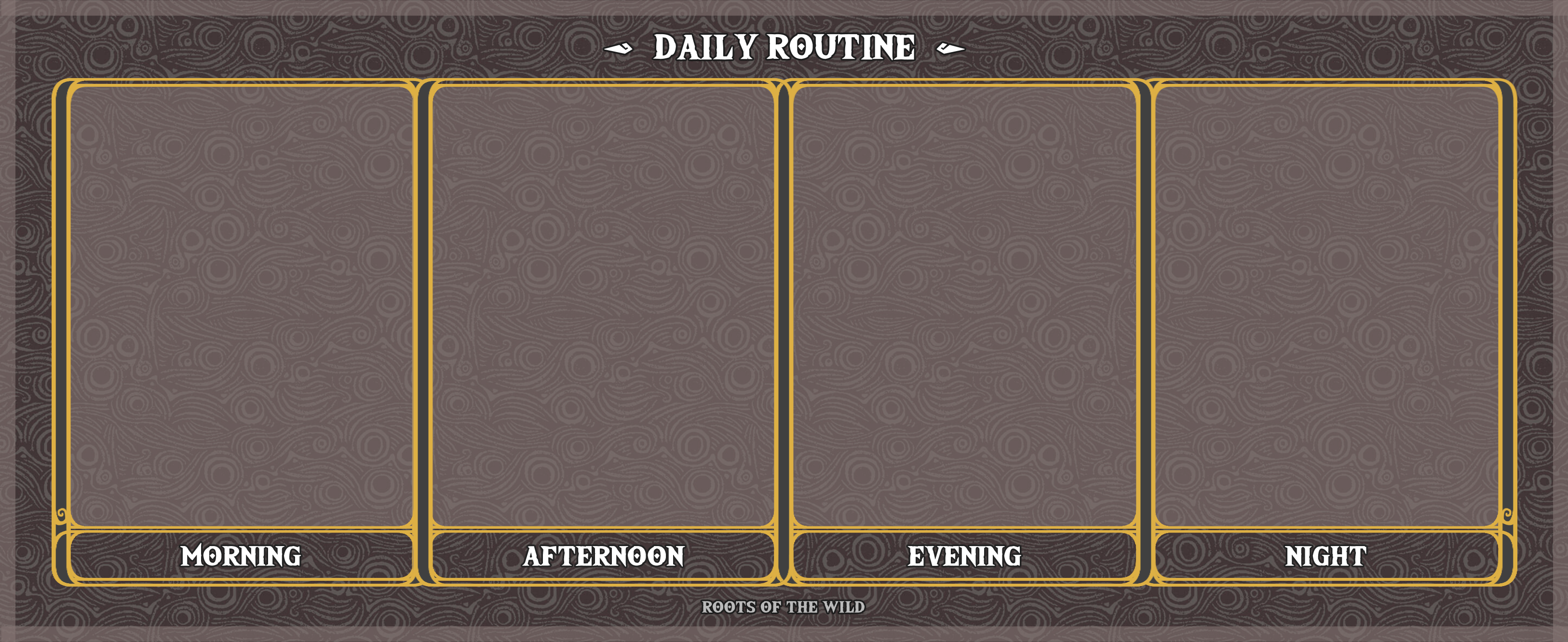 Daily Routine template preview
